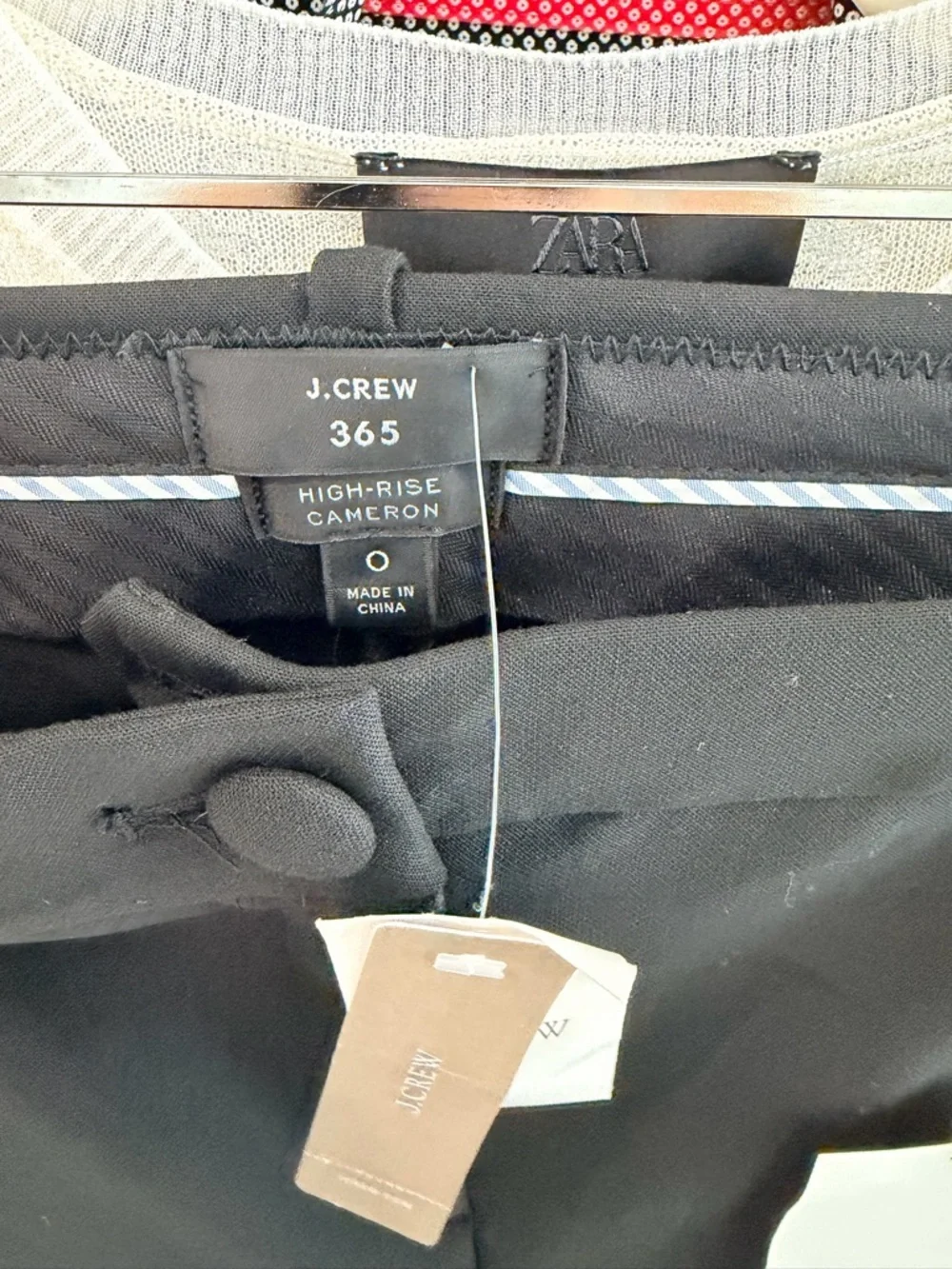 NWT J. Crew High Rise Cameron Four Way Stretch Pants Size 0